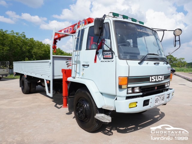 อีซูซุล็อกกี้ 6ล้อ 195 แรงม้า ยาว7เมตร ติดเคน